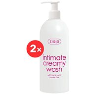 ZIAJA Intimate Hygiene Protection Cream with Lactic Acid 2 × 500 ml - Intimate Hygiene Gel