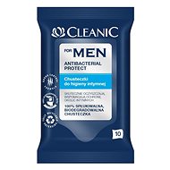 CLEANIC Antibacterial Protect For Men 10 pcs - Wet Wipes