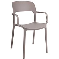 Židle Flexi s područkami mild grey - Jídelní židle