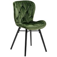 Židle Batilda forest green/prošívaná - Jídelní židle