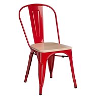 Židle Paris Wood jasan červená - Jídelní židle