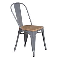 Židle Paris Wood jasan větle šedá - Jídelní židle