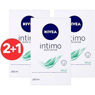 NIVEA Intimo Emulzia na intímnu hygienu Natural 3× 250 ml - Gél na intímnu hygienu