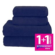 Interkontakt Sada ručníků 23 Dark Navy 1+1 - Ručník