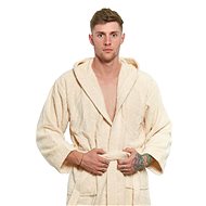 Interkontakt Men's bathrobe 12 Panna Bathrobe size S - Bathrobe