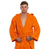 Interkontakt Men's bathrobe 22 Arancio Bathrobe size S - Bathrobe
