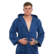 Interkontakt Bathrobe 23 Dark Navy Bathrobe size XXL - Bathrobe