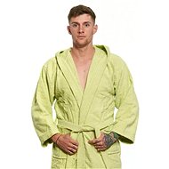Interkontakt Men's bathrobe 37 Lime Bathrobe size L - Bathrobe