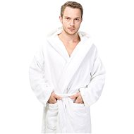 Interkontakt Men's bathrobe 02 Bianco - Bathrobe