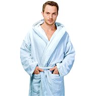 Interkontakt Men's robe 06 Azzurro Cielo - Bathrobe