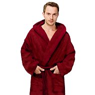 Interkontakt Men's robe 10 Bordeaux - Bathrobe