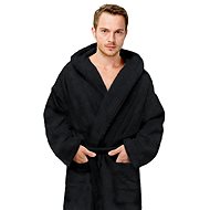 Interkontakt Men's robe 20 Nero - Bathrobe