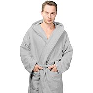 Interkontakt Men's robe 08 Grigio Ch. - Bathrobe