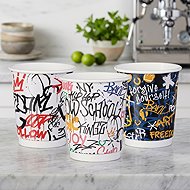 Intertan SA Tessera Paper cup Graffiti mix 220 ml, 25 pcs - Drinking Cup