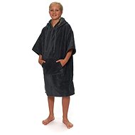Interkontakt Junior surf poncho, 60 × 90 cm, Cool Grey - Bathrobe