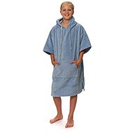 Interkontakt Junior surf poncho, 60 × 90 cm, Fog Blue - Bathrobe