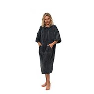Interkontakt Surf poncho, 70 × 110 cm, Cool Grey - Bathrobe