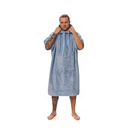 Interkontakt Surf poncho, 80 × 115 cm, Fog Blue - Bathrobe