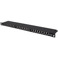 INTELLINET Patch Panel 24P C6 0,5U black - Patch Panel