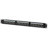 TECHLY Patch Panel 24 Stp C6 black - Patch Panel