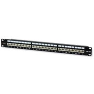 TECHLY Patch Panel 24 Stp C6A black - Patch Panel