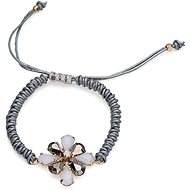 Intrigue Leather bracelet with crystals 59802 - Bracelet