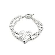 Intrigue Bracelet with heart 58633 - Bracelet