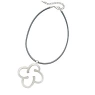 Intrigue Necklace with four-leaf clover 60030 - Necklace