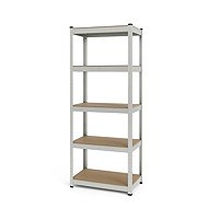 IQ garden Screwless shelf 180 × 60 × 40, galvanized - 5 shelves IQ garden - Shelving Unit