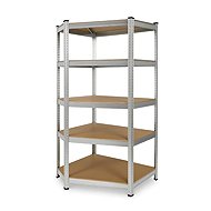 IQ garden Corner shelf 180 × 90 × 90, galvanized - 5 shelves IQ models - Shelving Unit