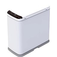 iQtech Regeman 9 l, kontaktloser Abfallbehälter, quadratisch, weiß - Mülleimer mit Sensor