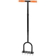 IQ garden Aerator with 15 Solid Spikes, with T-shaped Handle - Pitchfork