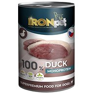 IRONpet Dog Duck 100% Monoprotein, 400 g - Canned Dog Food
