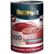 IRONpet Dog Beef 100% Monoprotein, 400 g - Canned Dog Food