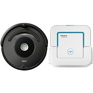 iRobot Roomba 676 + iRobot Brava Jet 240 - Robot Vacuum