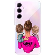 iSaprio Super Mama - Two Boys for Samsung Galaxy A35 5G - Phone Cover