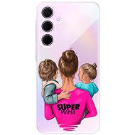 iSaprio Super Mama - Boy and Girl for Samsung Galaxy A35 5G - Phone Cover
