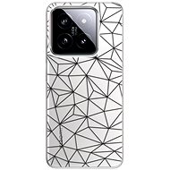 iSaprio Abstract Triangles 03 - black - Xiaomi 14 - Phone Cover