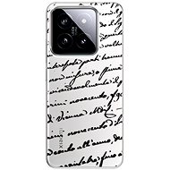 iSaprio Handwriting 01 - black - Xiaomi 14 - Phone Cover