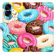 iSaprio Flip Case Donuts Pattern 02 for Honor 90 Lite 5G - Phone Case
