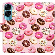 iSaprio Flip pouzdro Donuts Pattern 03 pro Honor 90 Lite 5G - Phone Case