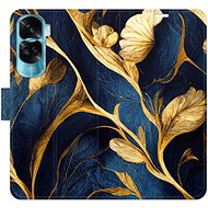 iSaprio Flip case GoldBlue for Honor 90 Lite 5G - Phone Case