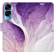 iSaprio Flip Case Purple Paint for Honor 90 Lite 5G - Phone Case