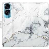 iSaprio Flip case SilverMarble 15 for Honor 90 Lite 5G - Phone Case