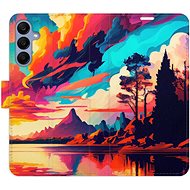 iSaprio Flip case Colorful Mountains 02 for Samsung Galaxy A25 5G - Phone Case