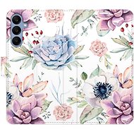 iSaprio Flip Case Succulents Pattern for Samsung Galaxy A25 5G - Phone Case