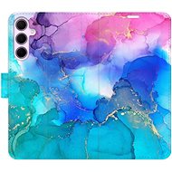 iSaprio Flip Case BluePink Paint for Samsung Galaxy A35 5G - Phone Case