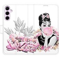 iSaprio Flip Case Girl with bubble for Samsung Galaxy A35 5G - Phone Case