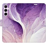 iSaprio Flip Case Purple Paint for Samsung Galaxy A35 5G - Phone Case