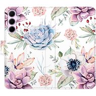 iSaprio Flip Case Succulents Pattern for Samsung Galaxy A35 5G - Phone Case